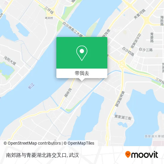 南郊路与青菱湖北路交叉口地图
