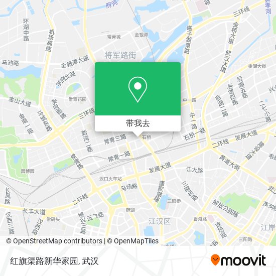 红旗渠路新华家园地图