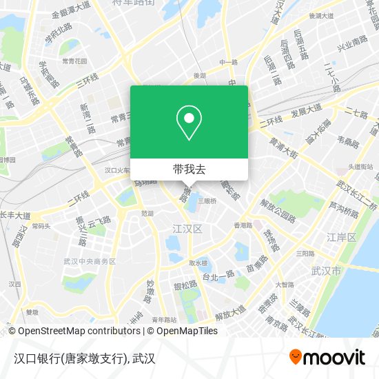 汉口银行(唐家墩支行)地图