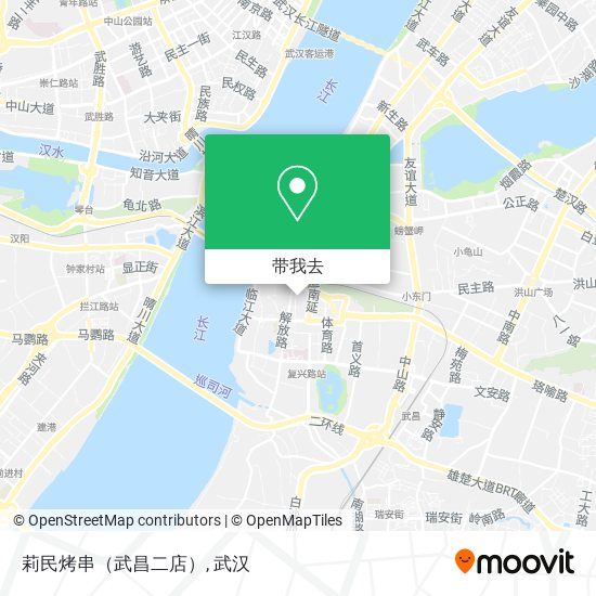 莉民烤串（武昌二店）地图
