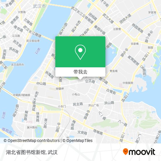 湖北省图书馆新馆地图