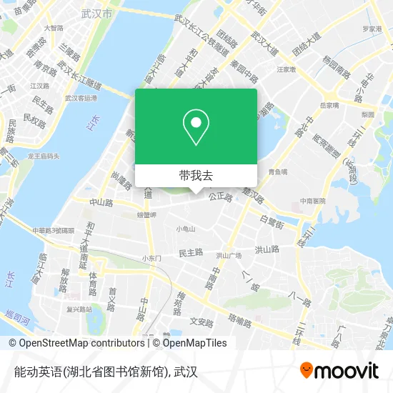 能动英语(湖北省图书馆新馆)地图