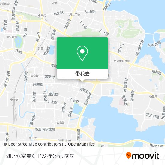 湖北永富春图书发行公司地图