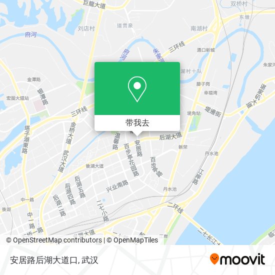 安居路后湖大道口地图