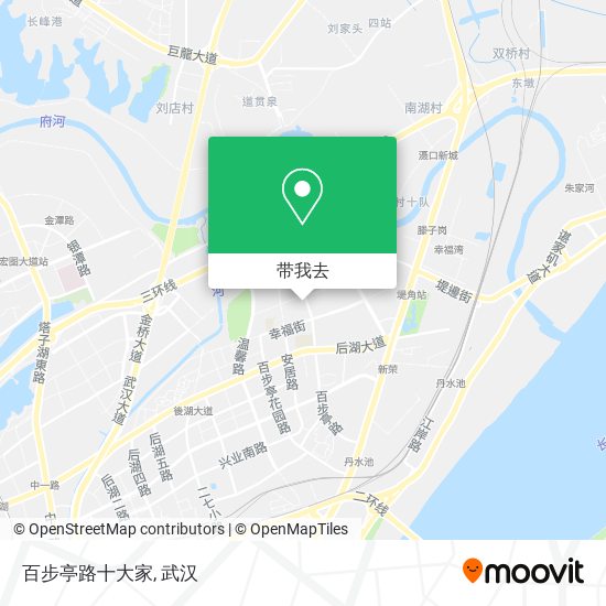 百步亭路十大家地图