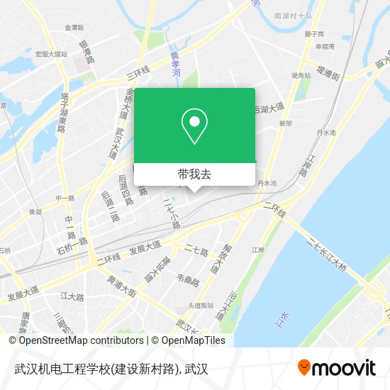 武汉机电工程学校(建设新村路)地图