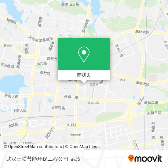武汉三联节能环保工程公司地图
