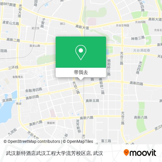 武汉新特酒店武汉工程大学流芳校区店地图