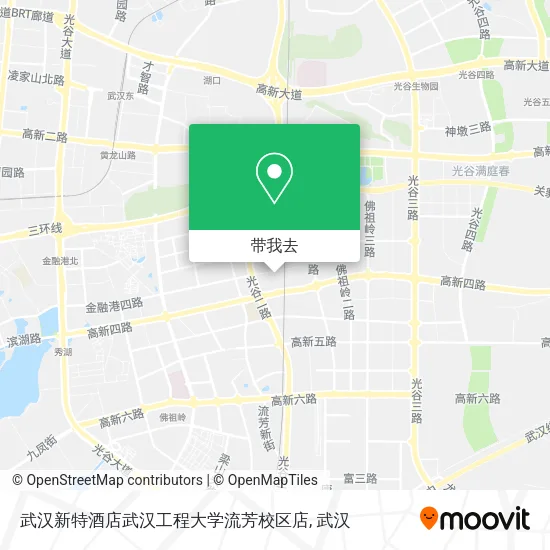 武汉新特酒店武汉工程大学流芳校区店地图