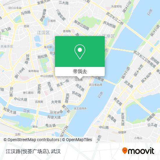 江汉路(悦荟广场店)地图