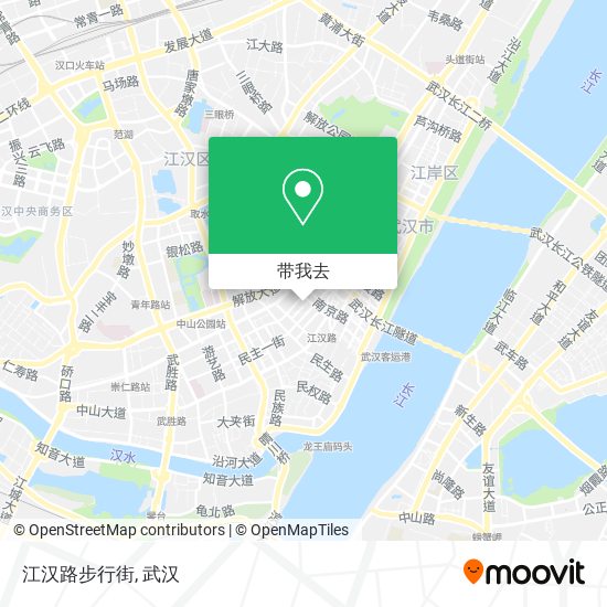 江汉路步行街地图