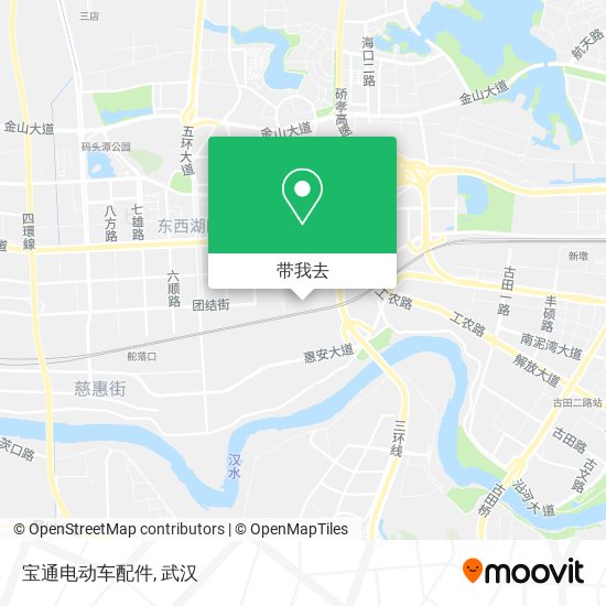 宝通电动车配件地图