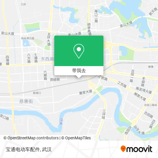 宝通电动车配件地图