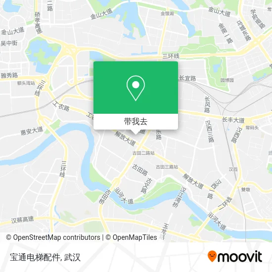 宝通电梯配件地图
