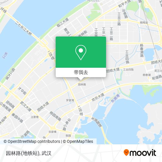 园林路(地铁站)地图
