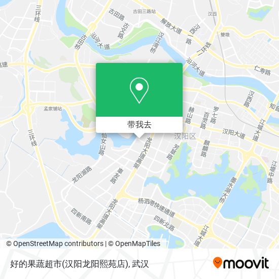 好的果蔬超市(汉阳龙阳熙苑店)地图