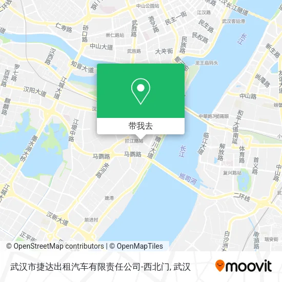武汉市捷达出租汽车有限责任公司-西北门地图