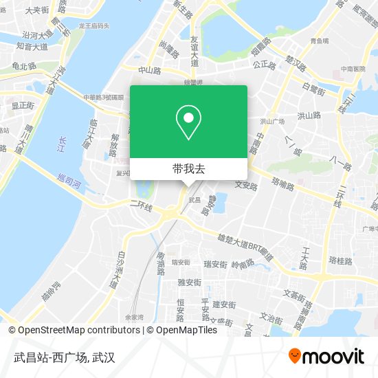 武昌站-西广场地图