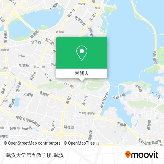 武汉大学第五教学楼地图
