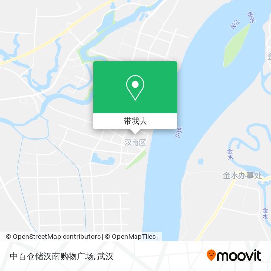中百仓储汉南购物广场地图