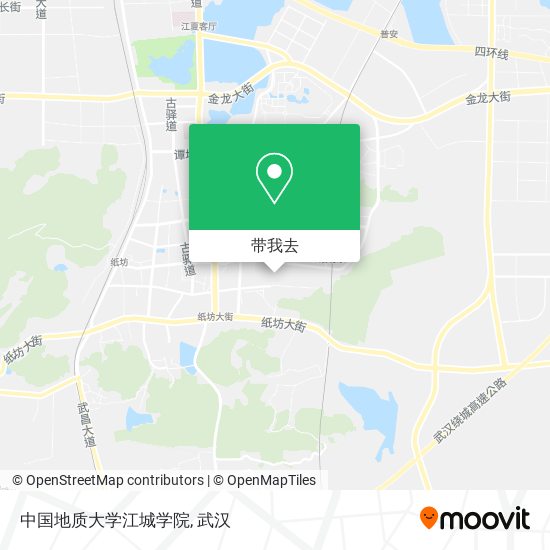 中国地质大学江城学院地图