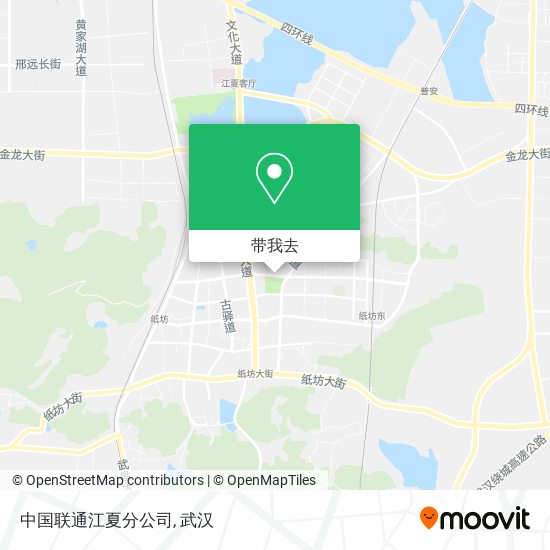中国联通江夏分公司地图