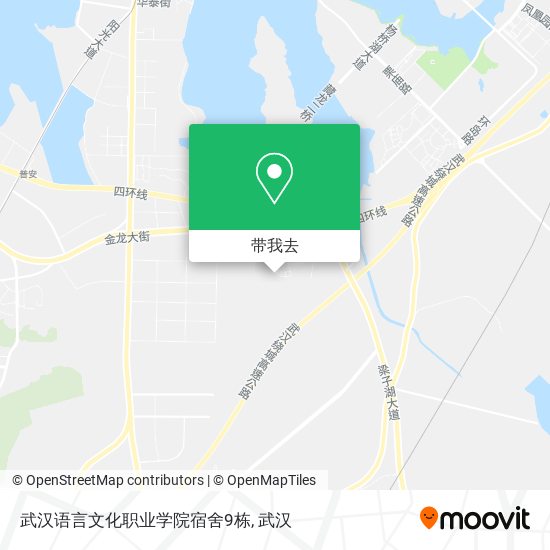 武汉语言文化职业学院宿舍9栋地图