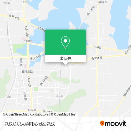 武汉纺织大学阳光校区地图