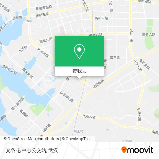 光谷·芯中心公交站地图