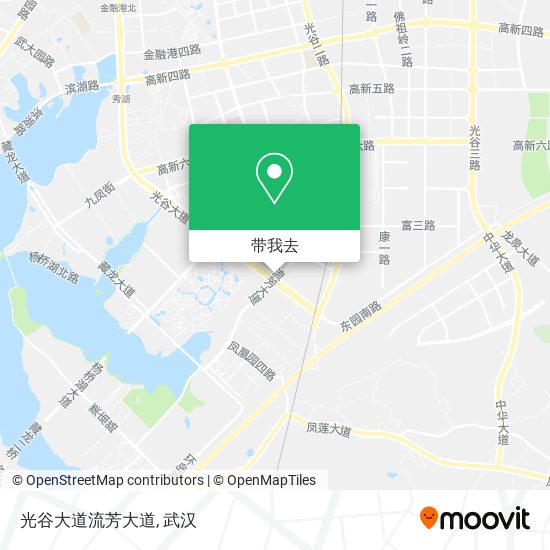 光谷大道流芳大道地图