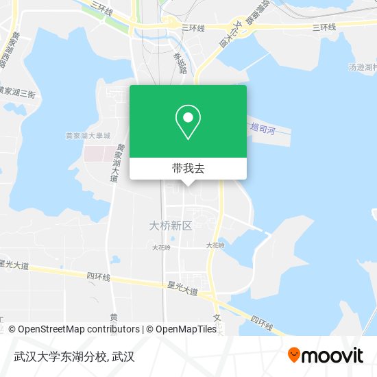 武汉大学东湖分校地图