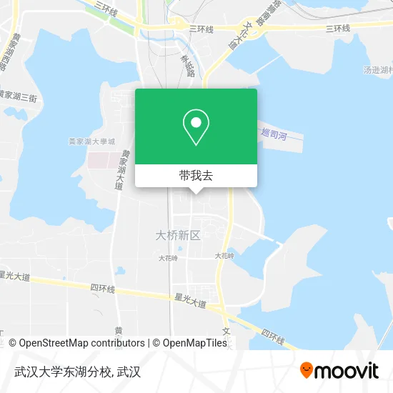 武汉大学东湖分校地图
