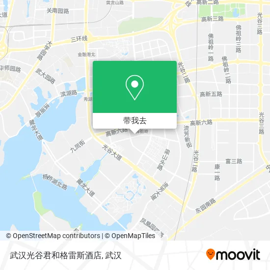 武汉光谷君和格雷斯酒店地图
