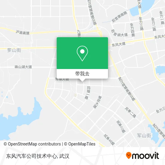 东风汽车公司技术中心地图