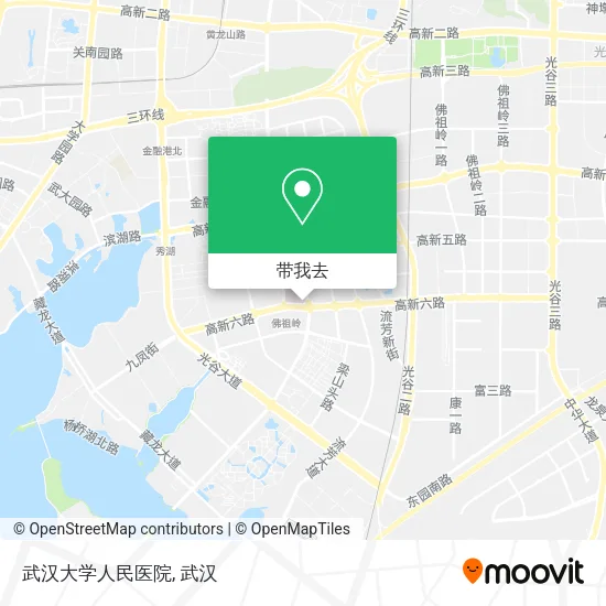 武汉大学人民医院地图