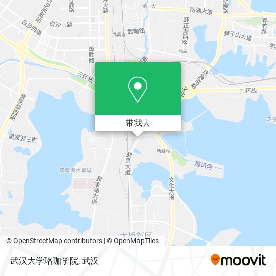 武汉大学珞珈学院地图