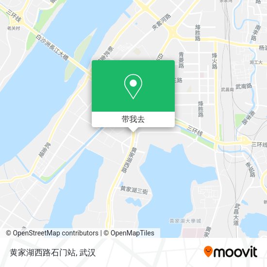 黄家湖西路石门站地图