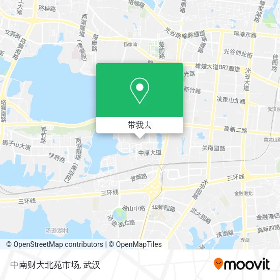 中南财大北苑市场地图