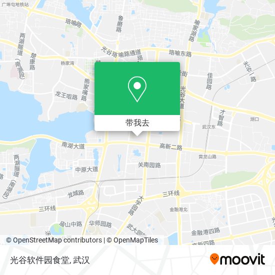 光谷软件园食堂地图