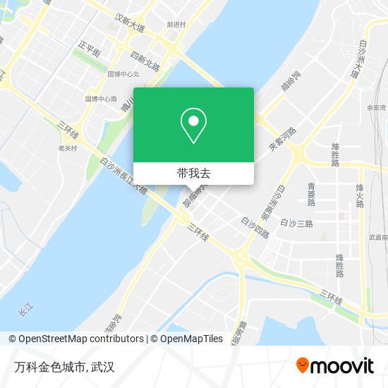万科金色城市地图