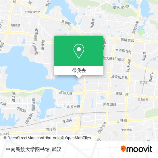 中南民族大学图书馆地图