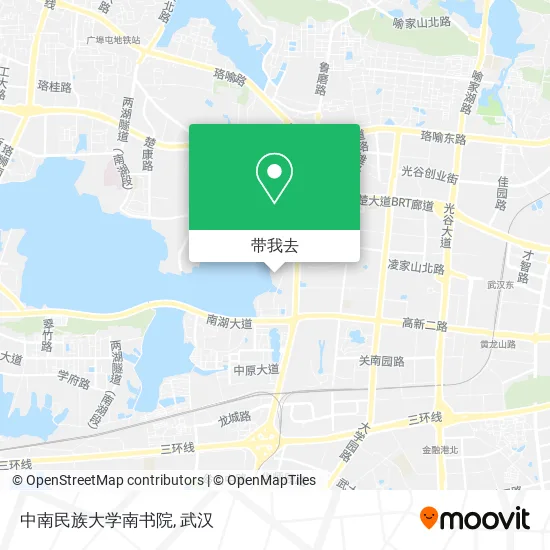 中南民族大学南书院地图