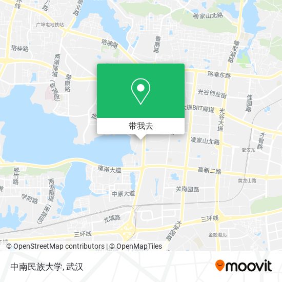 中南民族大学地图