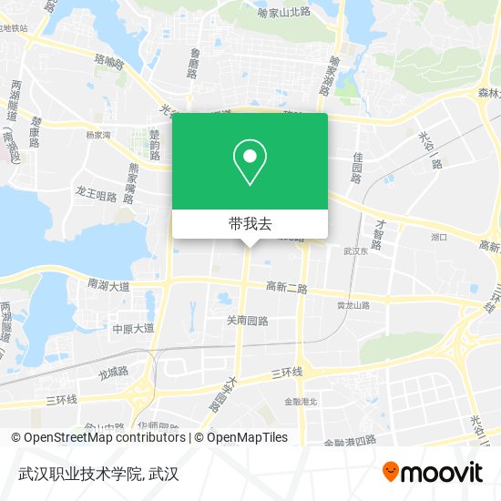 武汉职业技术学院地图