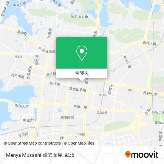 Menya Musashi 藏武面屋地图