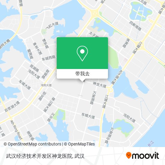 武汉经济技术开发区神龙医院地图