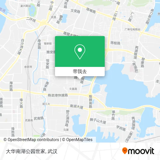 大华南湖公园世家地图