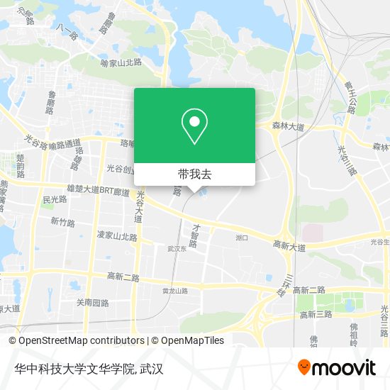 华中科技大学文华学院地图