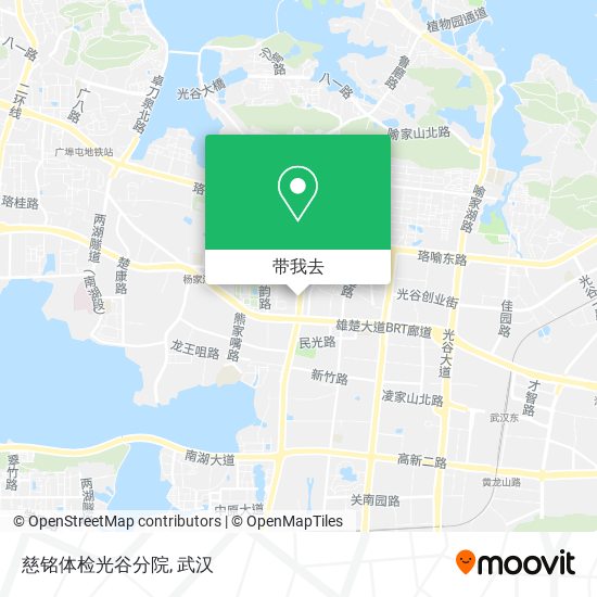 慈铭体检光谷分院地图