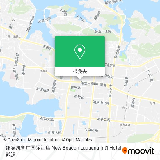 纽宾凯鲁广国际酒店 New Beacon Luguang Int'l Hotel地图
